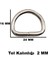 Anahtarlık Montaj Halkası D Çanta Bağlantı Halkası 24x16 Mm (1000 Adet) Gümüş 4
