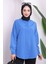 Saks Mavi Salaş Basic Gömlek 1