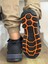 Bantlı Kısa Çocuk Spor Outdoor Ayakkabı-Siyah-Oranj 2