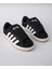 Unisex Klasik Bağcıklı Ortopedik Spor Sneaker Ayakkabı-Siyah-Beyaz 3