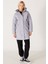 All Terrain Gear Relaxed Fit Geniş Kesim Kapüşonlu Açık Gri Parka Ceket 7