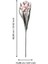 428126 "molave" Pembe/beyaz Tek Dal Yapay Çiçek 60CM Yüksekliğinde 4
