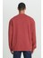 Loose Fit Rahat Kesim Bisiklet Yaka %100 Pamuk Gül Kurusu Sweatshirt 6