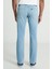 Slim Fit Dar Kesim Düşük Bel Extreme Motion Antrasit Esnek Jean Denim Pantolon 6