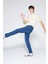 Slim Fit Dar Kesim Düşük Bel Taşlamalı Gri Esnek Larston Jean Denim Kot Pantolon 1