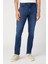 Slim Fit Dar Kesim Düşük Bel Taşlamalı Gri Esnek Larston Jean Denim Kot Pantolon 2