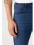 Slim Fit Dar Kesim Düşük Bel Taşlamalı Gri Esnek Larston Jean Denim Kot Pantolon 4