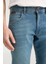 Texas Slim Fit Normal Bel Denim Esnek Jean Kot Pantolon 3