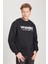 Regular Fit Normal Kesim %100 Pamuk Sıfır Yaka Sweatshirt 2