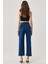 Wide Leg Fit Yüksek Bel Geniş Paça Esnek Jean Kot Pantolon 7