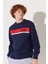 Regular Fit Normal Kesim Bisiklet Yaka Haki Sweatshirt 3