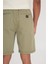 Regular Fit Normal Kesim %100 Pamuk Normal Bel Haki Chino Şort 4