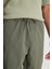 Regular Fit Normal Kesim Normal Bel Dar Paça Haki Jogger Pantolon 3