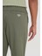 Regular Fit Normal Kesim Normal Bel Dar Paça Haki Jogger Pantolon 4
