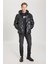Regular Fit Normal Kesim Kapüşonlu Siyah Şişme Mont 5
