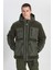 All Terrain Gear Relaxed Fit Geniş Kesim Haki Polar Ceket 4
