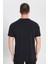 Regular Fit Normal Kesim Bisiklet Yaka Siyah Tişört 6