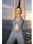 Regular Fit Normal Kesim Normal Bel Geniş Paça Kolsuz Açık Mavi Esnek Jean Tulum 1