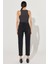 Carol Straight Fit Düz Kesim Yüksek Bel Siyah Esnek Jean Kot Pantolon 6
