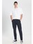 Slim Fit Dar Kesim Normal Bel Haki Esnek Jogger Pantolon 2