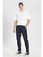 Slim Fit Dar Kesim Normal Bel Haki Esnek Jogger Pantolon 3