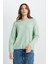 Regular Fit Normal Kesim Lila Triko Kazak 3