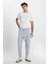 Slim Fit Dar Kesim Normal Bel Haki Sweatpant Eşofman Altı 1