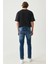 Luke Slim Tapered Fit Normal Bel Esnek Jean Kot Pantolon 6