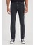 Slim Fit Dar Kesim Normal Bel Dar Paça Rider Siyah Jean Kot Pantolon 5