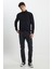 Slim Fit Dar Kesim Düşük Bel Extreme Motion Antrasit Esnek Jean Denim Pantolon 1