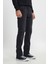 Slim Fit Dar Kesim Düşük Bel Extreme Motion Antrasit Esnek Jean Denim Pantolon 5