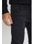 Slim Fit Dar Kesim Düşük Bel Extreme Motion Antrasit Esnek Jean Denim Pantolon 7
