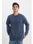 Loose Fit Rahat Kesim Bisiklet Yaka %100 Pamuk Turuncu Sweatshirt 2