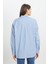 Loose Fit Rahat Kesim %100 Pamuk Bej Gömlek 6