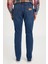 Regular Fit Normal Kesim Düşük Bel Dar Paça Mavi Texas Tapered Jean Kot Pantolon 5