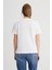 Regular Fit Normal Kesim Bisiklet Yaka %100 Pamuk Kırık Beyaz Tişört 5