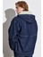 Regular Fit Normal Kesim %100 Pamuk Kapüşonlu Sherpa Jean Kot Ceket 6
