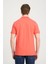 Regular Fit Normal Kesim Polo Yaka %100 Pamuk Mercan Rengi Tişört 5