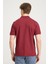 Regular Fit Normal Kesim Polo Yaka %100 Pamuk Bordo Tişört 5