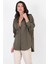 Antonina Oversize Gömlek Haki 3