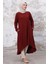 Asimetrik Kesim Tunik 1253 - Bordo 1