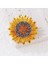 Sunflower Ayçiçeği Broş 5