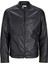 Jjedylan Clean Pu Biker Erkek Mevsimlik Mont Siyah 12261196 V3 2