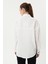 Bg 824 Çift Cepli Çıtçıtlı Ince Fitilli Oversize Kadın Kadife Gömlek 5