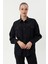Bg 824 Çift Cepli Çıtçıtlı Ince Fitilli Oversize Kadın Kadife Gömlek 1