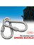 2 Paket Kilitli Karabina Büyük Güçlü Anahtarlık Klipsleri 60X30X6MM (Yurt Dışından) 4