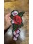 Ütü İle Yapışan Nakış İşleme Çiçekli Arma Dikiş Aplike 22 x 12 cm 1