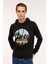 Jjpeak Sweat Hood Ln Siyah Erkek Sweatshirt 1