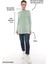 Viskon Dik Yaka Tunik-Mint Yeşili 3