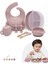 Pumpkin 11 Parça Full Bebek Beslenme Seti, Mama Seti Bpa Free, Doğal Silikon - Rose Pink 1